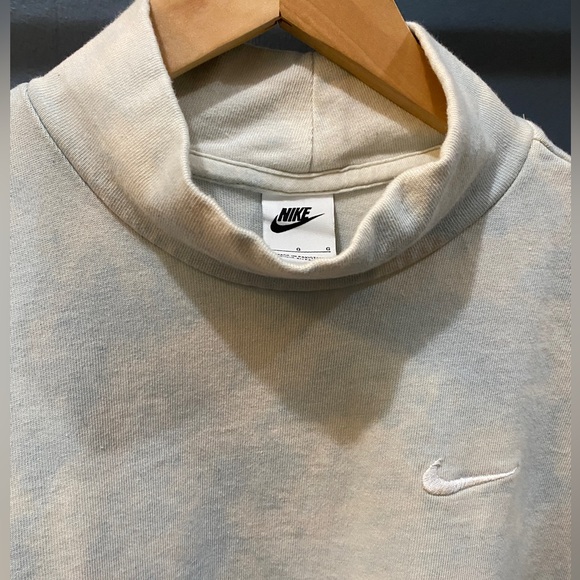 Nike tie dye boxy mock neck top blue L - Picture 5 of 10